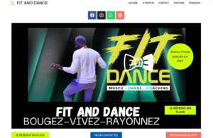Photo du site FIT AND DANCE CH BY ISSA Fait par DideBakDigital.fr coaching et remise en forme par le mouvement et la danse