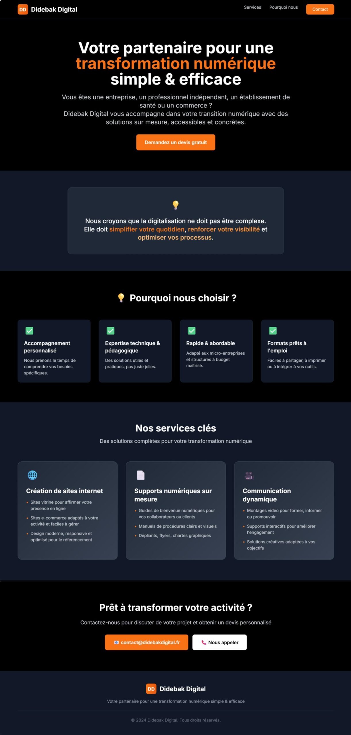 Aperçu du design Canva – Didebak Digital