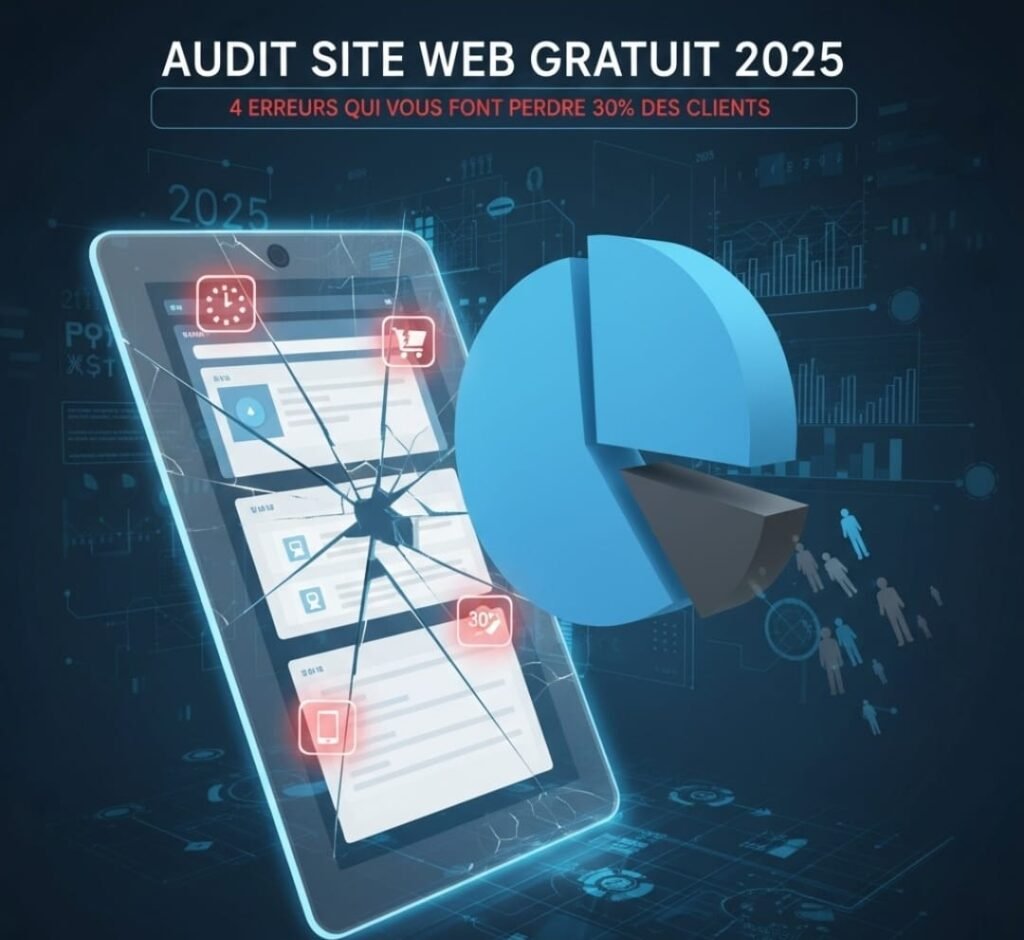 Audit Site Web Gratuit 2025 : 4 Erreurs Qui Vous Font Perdre 30% de Clients par DideBakDigital