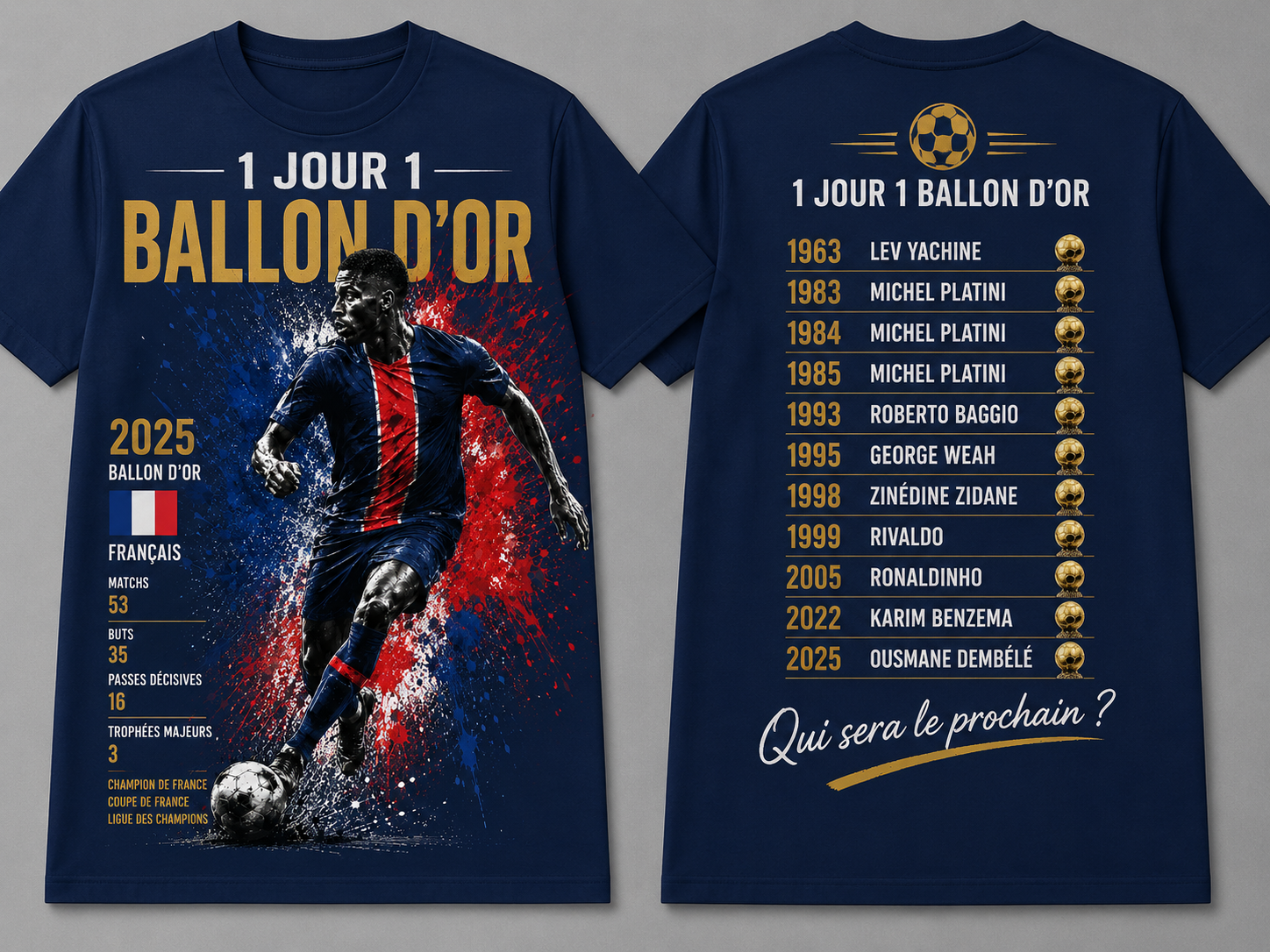 T-shirt édition France 2025